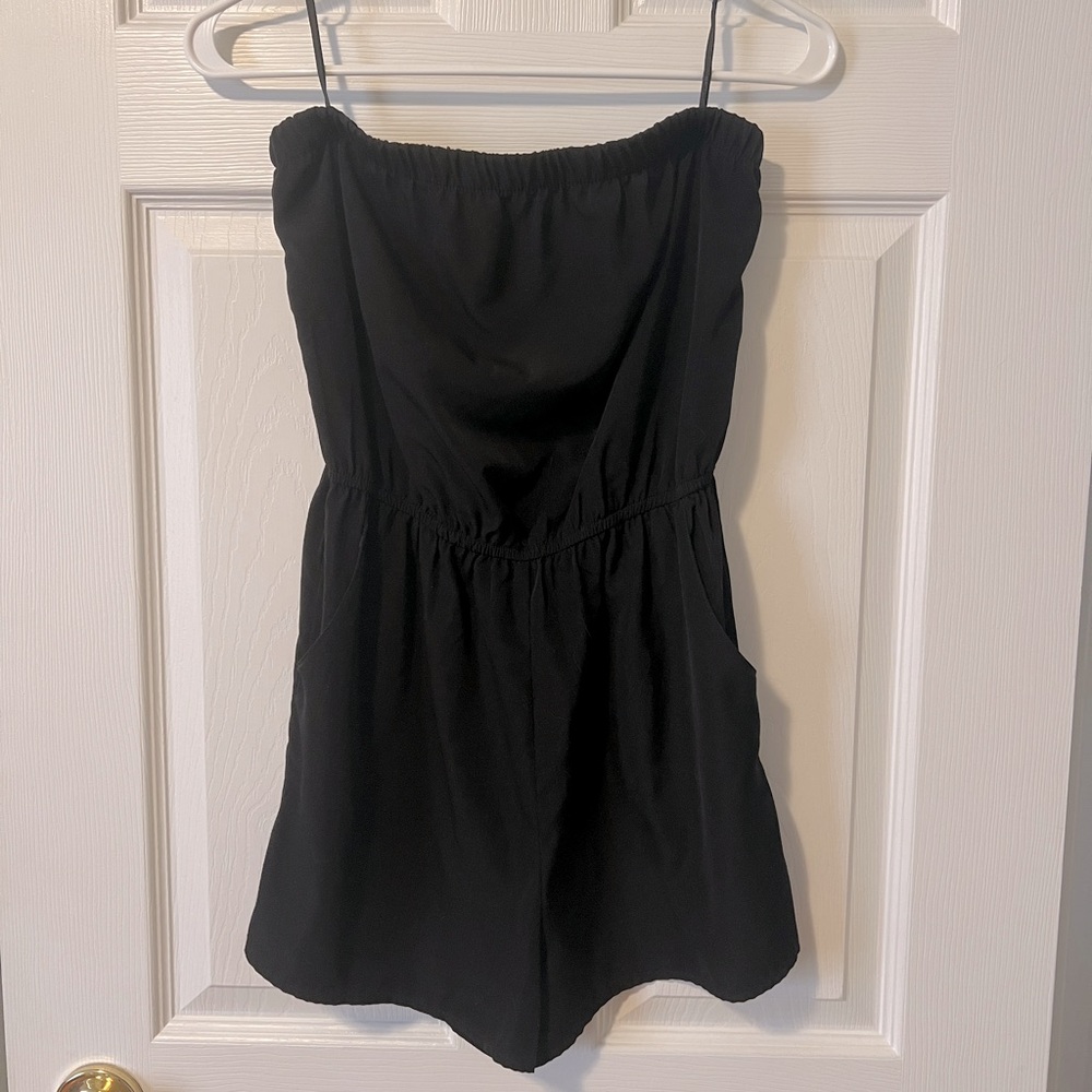 Black Short Romper